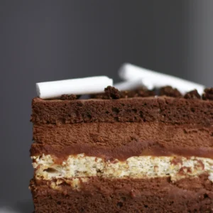 Šokoladinio torto su riešutiniu morengu receptas